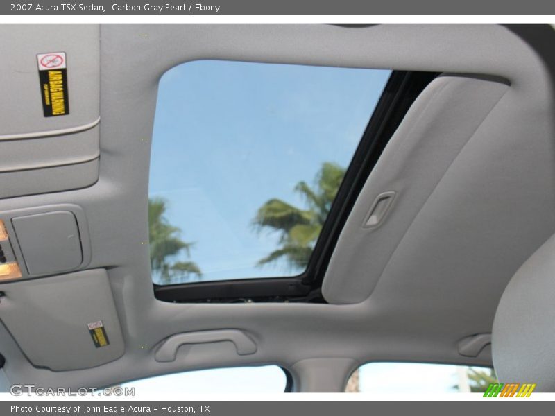 Carbon Gray Pearl / Ebony 2007 Acura TSX Sedan
