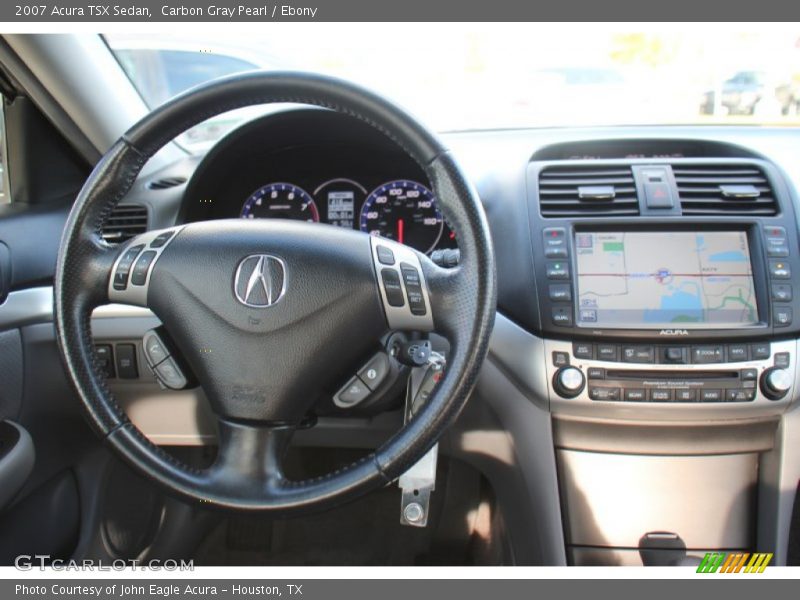 Carbon Gray Pearl / Ebony 2007 Acura TSX Sedan
