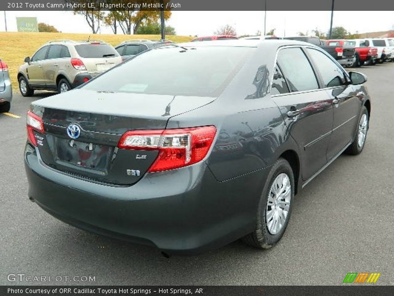 Magnetic Gray Metallic / Ash 2012 Toyota Camry Hybrid LE
