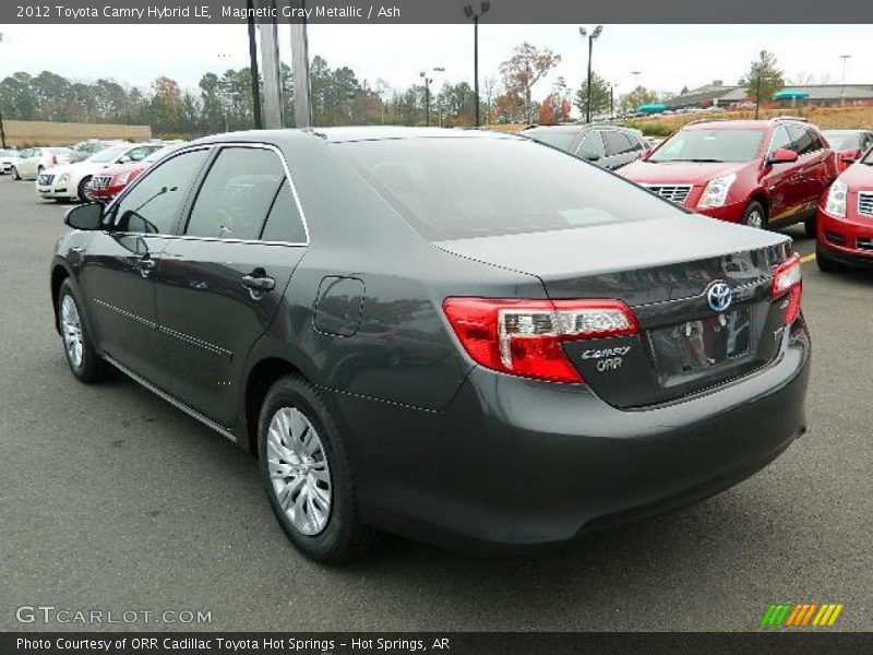 Magnetic Gray Metallic / Ash 2012 Toyota Camry Hybrid LE