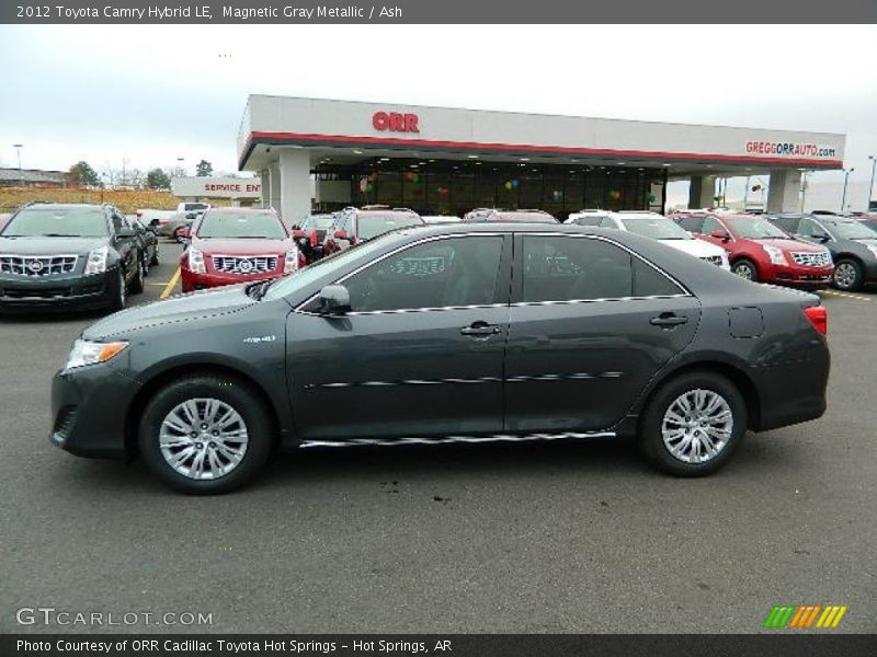Magnetic Gray Metallic / Ash 2012 Toyota Camry Hybrid LE