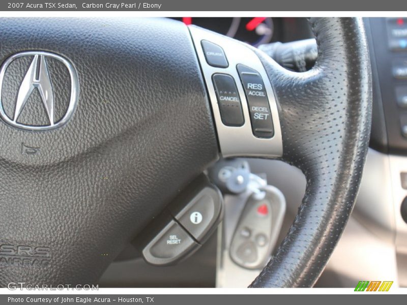 Carbon Gray Pearl / Ebony 2007 Acura TSX Sedan