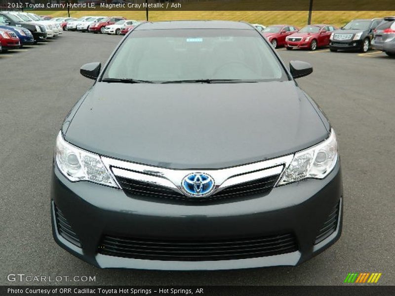 Magnetic Gray Metallic / Ash 2012 Toyota Camry Hybrid LE