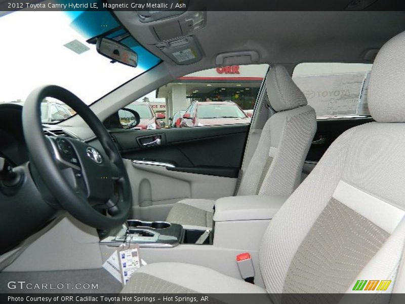 Magnetic Gray Metallic / Ash 2012 Toyota Camry Hybrid LE