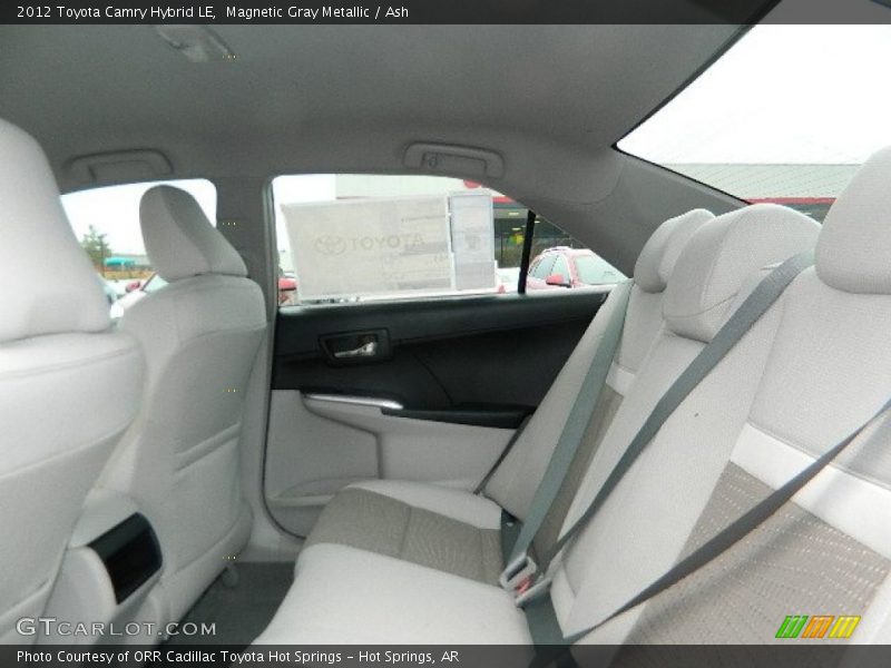 Magnetic Gray Metallic / Ash 2012 Toyota Camry Hybrid LE