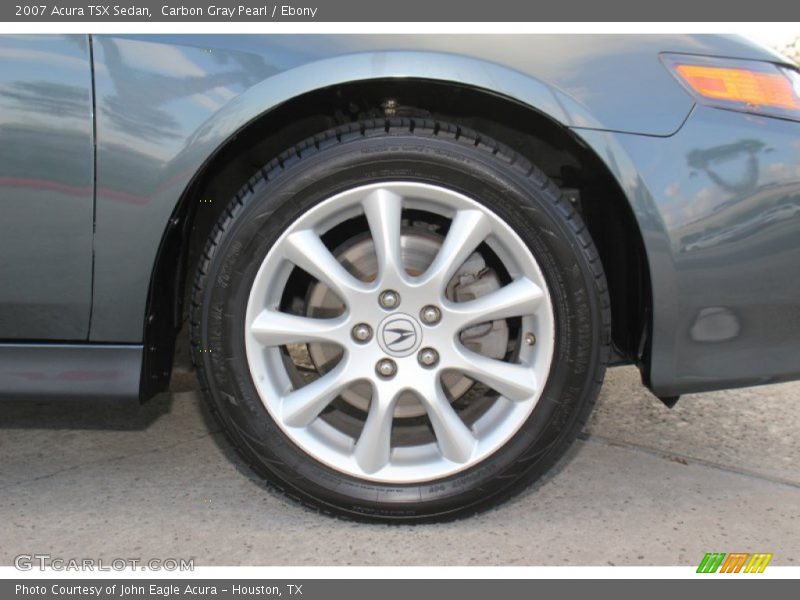 Carbon Gray Pearl / Ebony 2007 Acura TSX Sedan