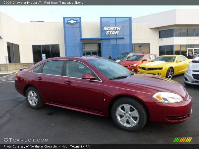 Red Jewel Tintcoat / Ebony 2009 Chevrolet Impala LT