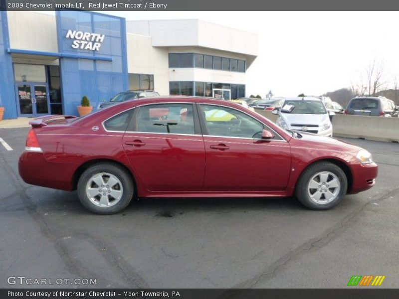 Red Jewel Tintcoat / Ebony 2009 Chevrolet Impala LT