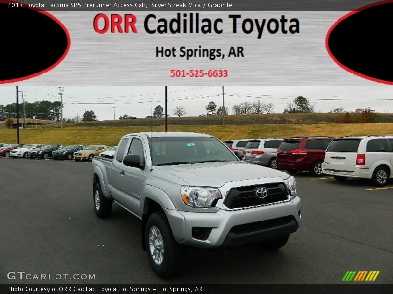 Silver Streak Mica / Graphite 2013 Toyota Tacoma SR5 Prerunner Access Cab