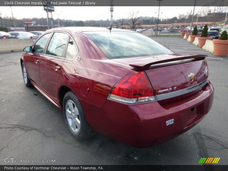 Red Jewel Tintcoat / Ebony 2009 Chevrolet Impala LT