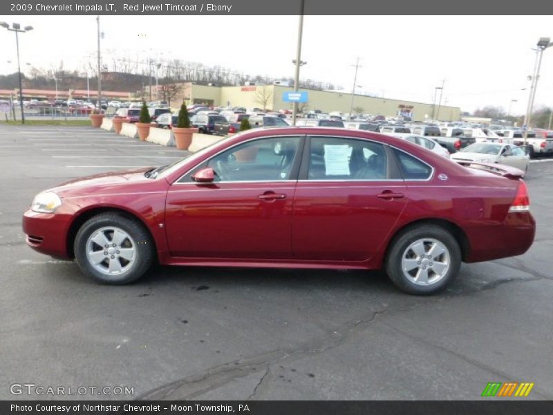 Red Jewel Tintcoat / Ebony 2009 Chevrolet Impala LT
