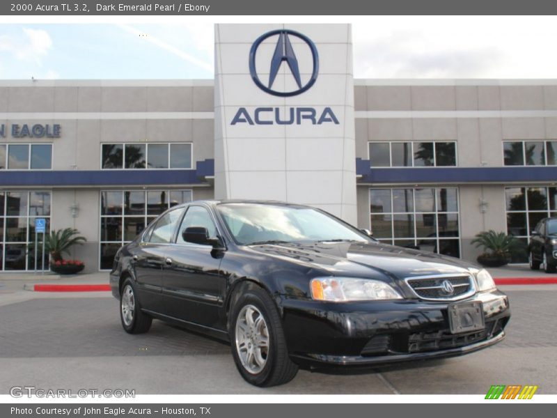 Dark Emerald Pearl / Ebony 2000 Acura TL 3.2