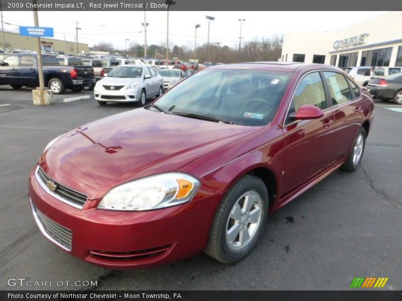 Red Jewel Tintcoat / Ebony 2009 Chevrolet Impala LT