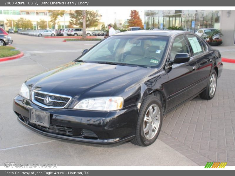 Dark Emerald Pearl / Ebony 2000 Acura TL 3.2