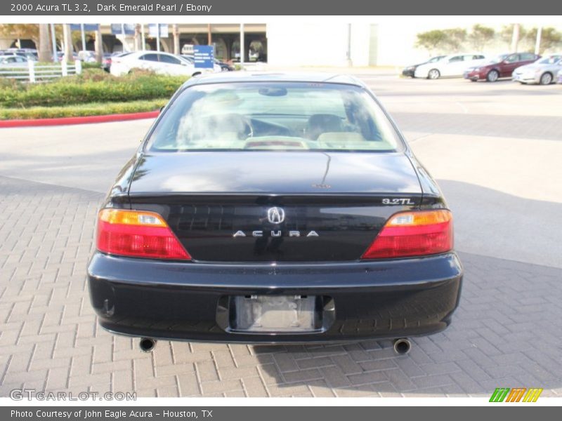 Dark Emerald Pearl / Ebony 2000 Acura TL 3.2