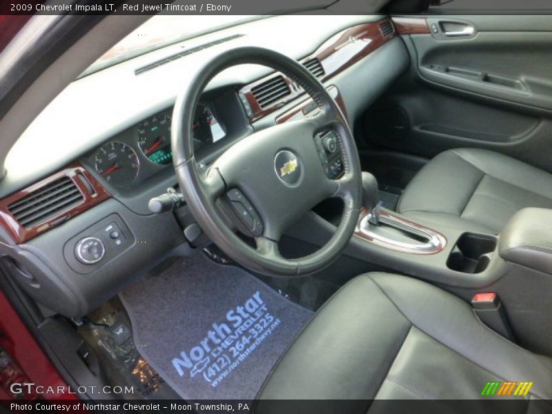 Red Jewel Tintcoat / Ebony 2009 Chevrolet Impala LT