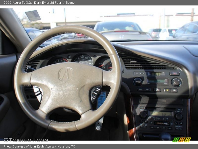 Dark Emerald Pearl / Ebony 2000 Acura TL 3.2