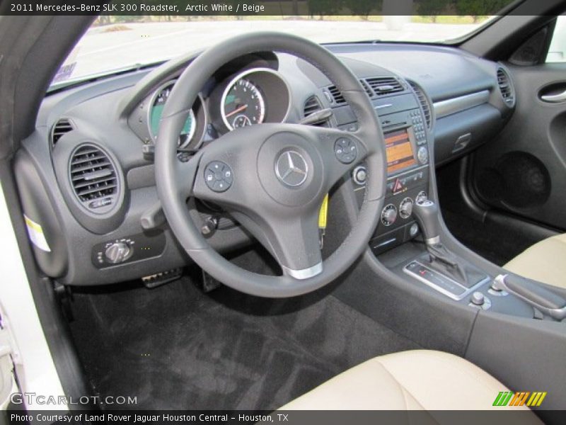 Beige Interior - 2011 SLK 300 Roadster 