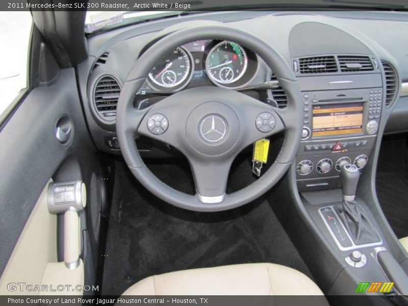 Dashboard of 2011 SLK 300 Roadster