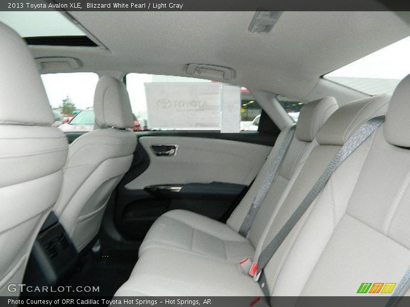 Blizzard White Pearl / Light Gray 2013 Toyota Avalon XLE