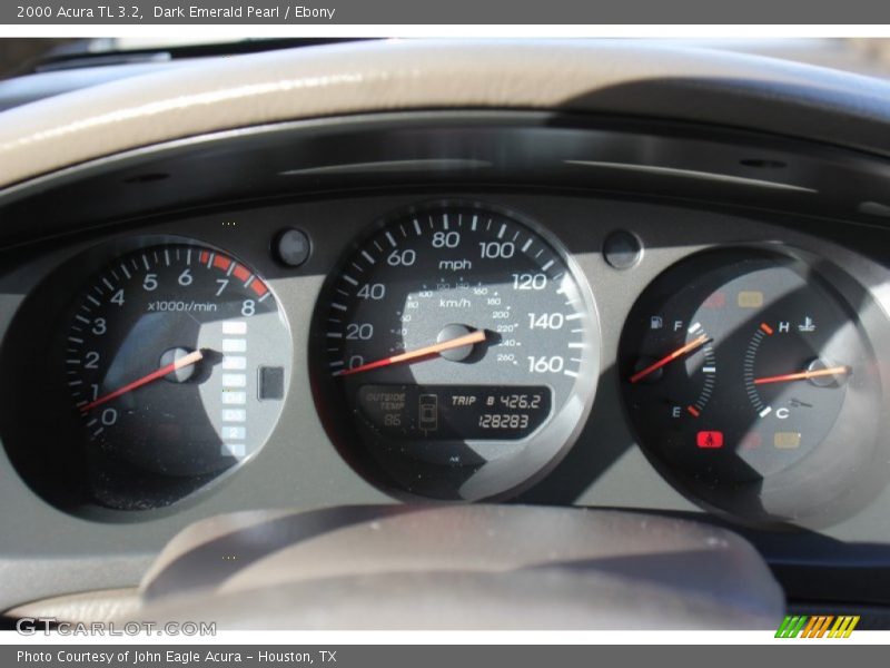 Dark Emerald Pearl / Ebony 2000 Acura TL 3.2