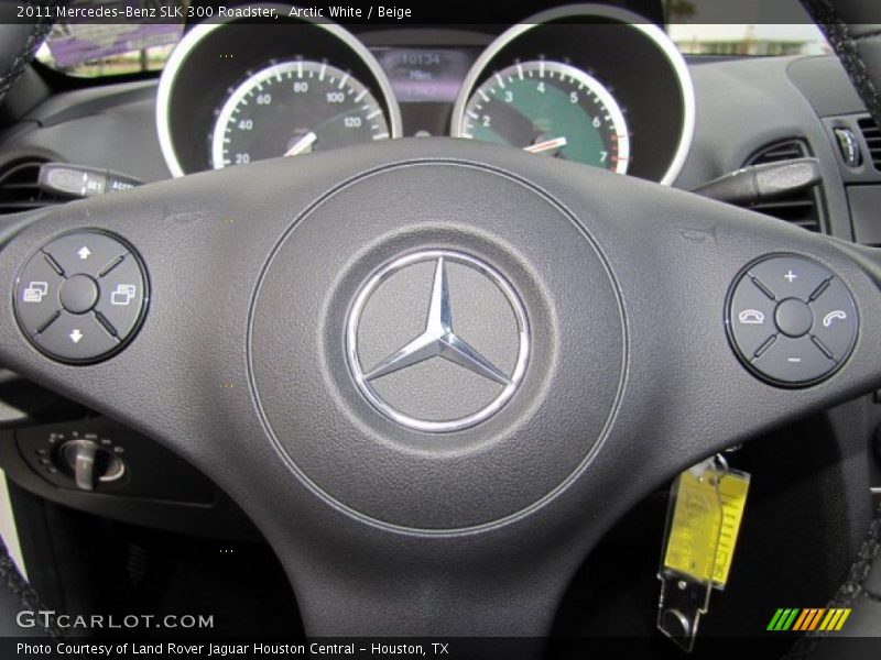 Controls of 2011 SLK 300 Roadster