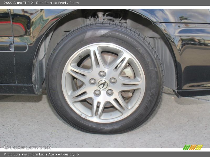 Dark Emerald Pearl / Ebony 2000 Acura TL 3.2