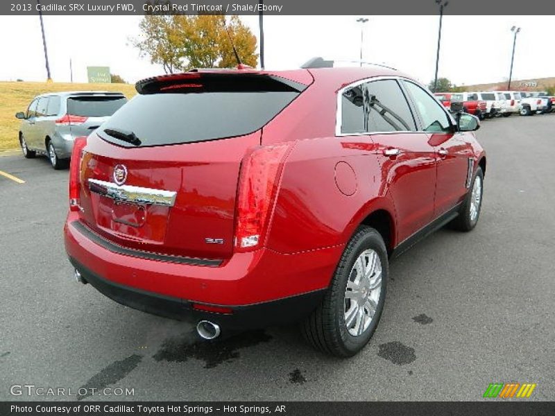 Crystal Red Tintcoat / Shale/Ebony 2013 Cadillac SRX Luxury FWD