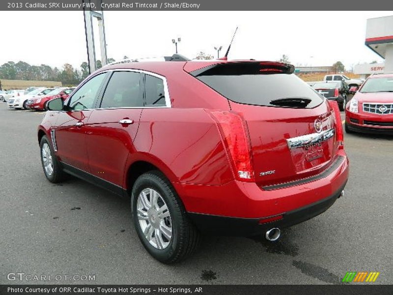 Crystal Red Tintcoat / Shale/Ebony 2013 Cadillac SRX Luxury FWD