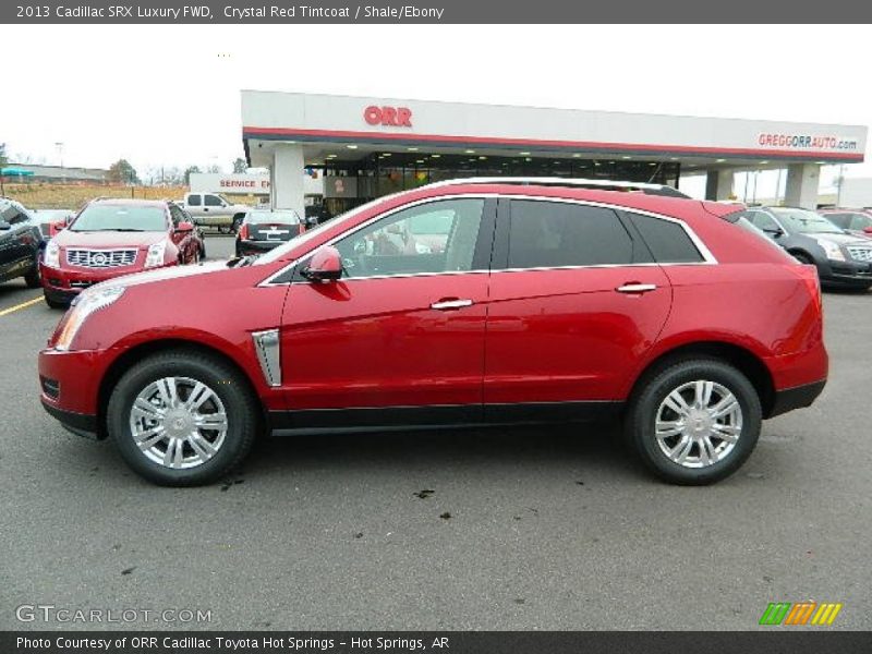 Crystal Red Tintcoat / Shale/Ebony 2013 Cadillac SRX Luxury FWD