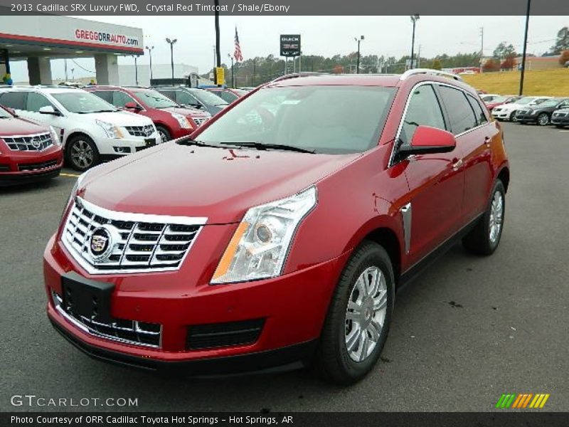 Crystal Red Tintcoat / Shale/Ebony 2013 Cadillac SRX Luxury FWD