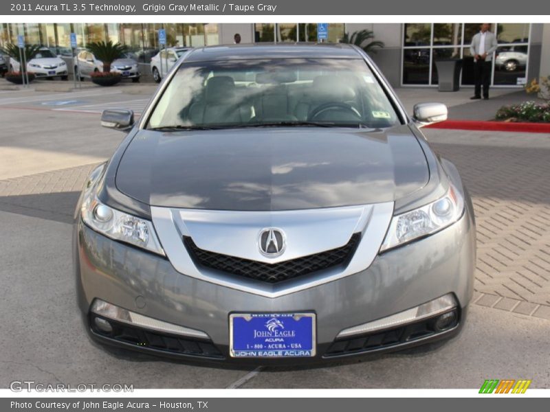 Grigio Gray Metallic / Taupe Gray 2011 Acura TL 3.5 Technology
