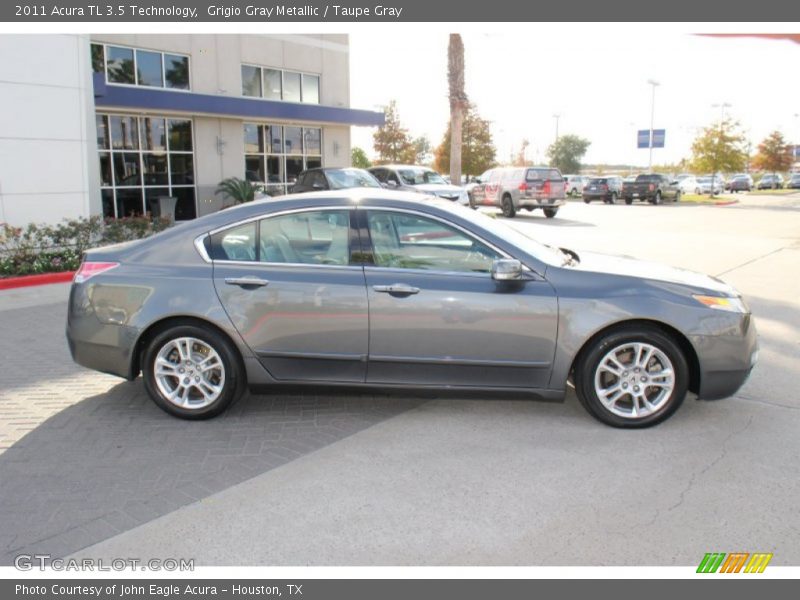 Grigio Gray Metallic / Taupe Gray 2011 Acura TL 3.5 Technology