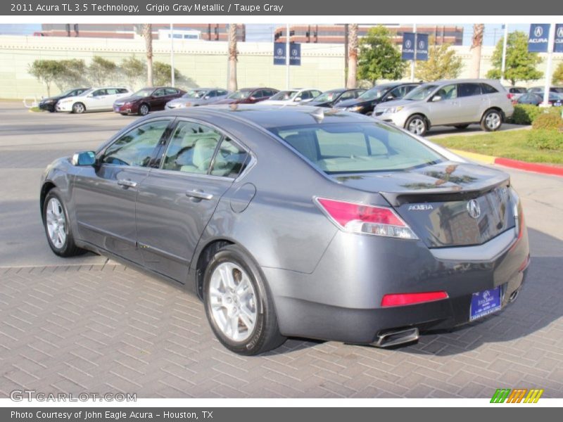 Grigio Gray Metallic / Taupe Gray 2011 Acura TL 3.5 Technology