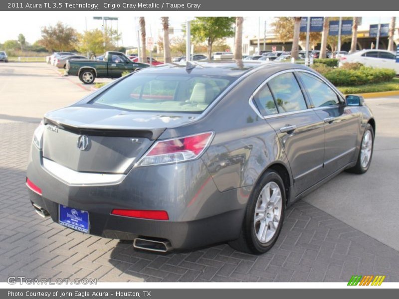 Grigio Gray Metallic / Taupe Gray 2011 Acura TL 3.5 Technology