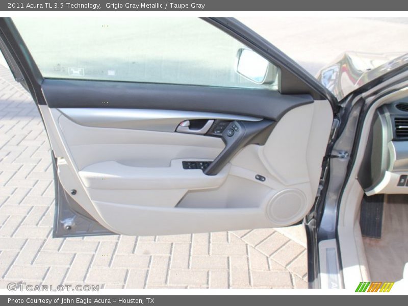 Grigio Gray Metallic / Taupe Gray 2011 Acura TL 3.5 Technology