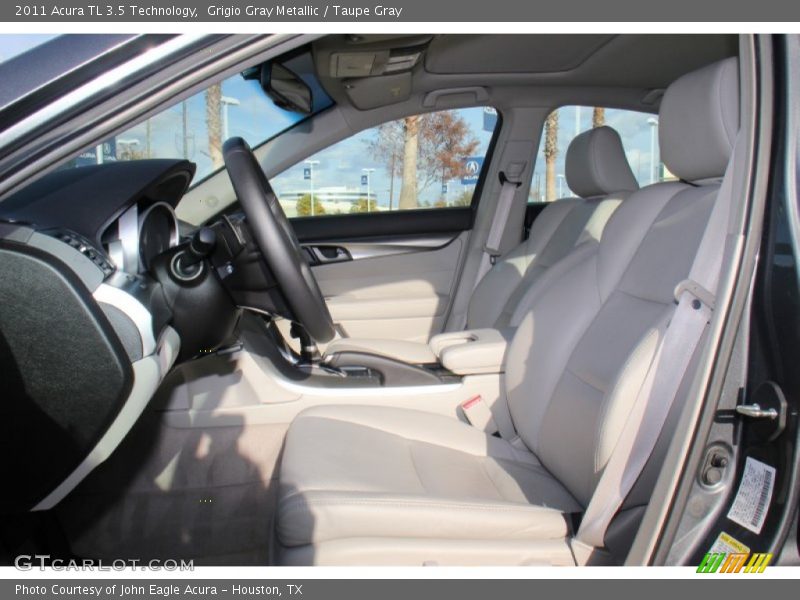Grigio Gray Metallic / Taupe Gray 2011 Acura TL 3.5 Technology
