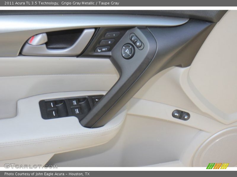 Grigio Gray Metallic / Taupe Gray 2011 Acura TL 3.5 Technology