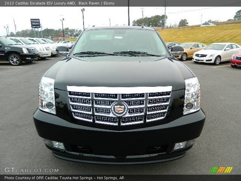 Black Raven / Ebony 2013 Cadillac Escalade ESV Luxury AWD