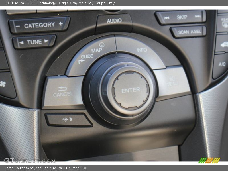 Grigio Gray Metallic / Taupe Gray 2011 Acura TL 3.5 Technology