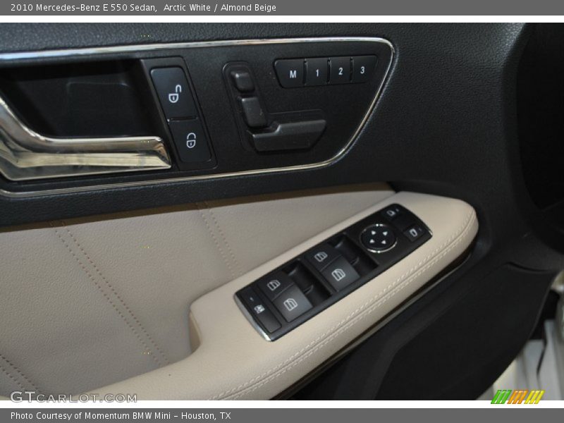 Arctic White / Almond Beige 2010 Mercedes-Benz E 550 Sedan