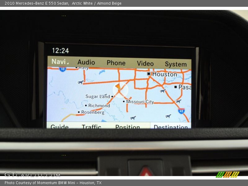 Arctic White / Almond Beige 2010 Mercedes-Benz E 550 Sedan