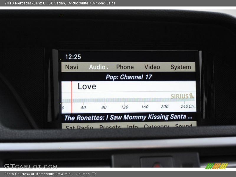 Arctic White / Almond Beige 2010 Mercedes-Benz E 550 Sedan