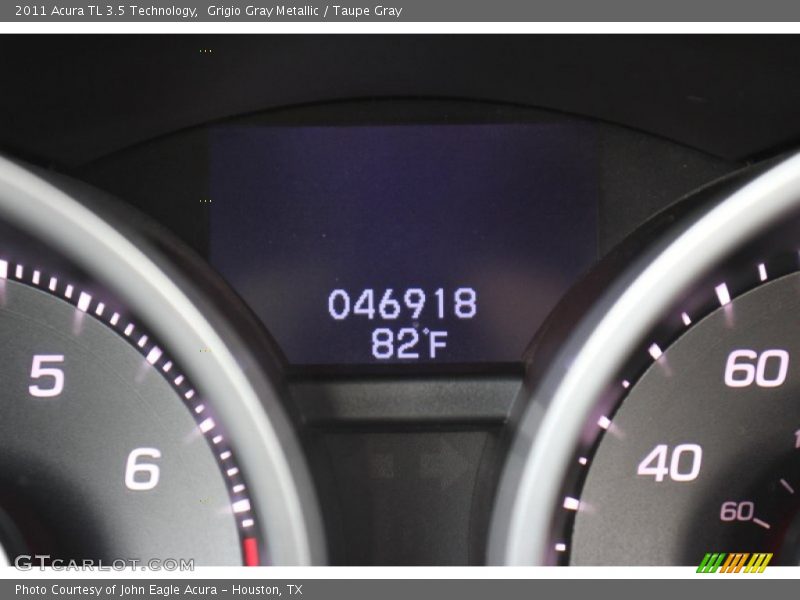 Grigio Gray Metallic / Taupe Gray 2011 Acura TL 3.5 Technology