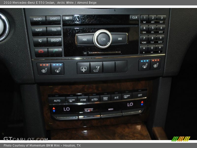 Arctic White / Almond Beige 2010 Mercedes-Benz E 550 Sedan