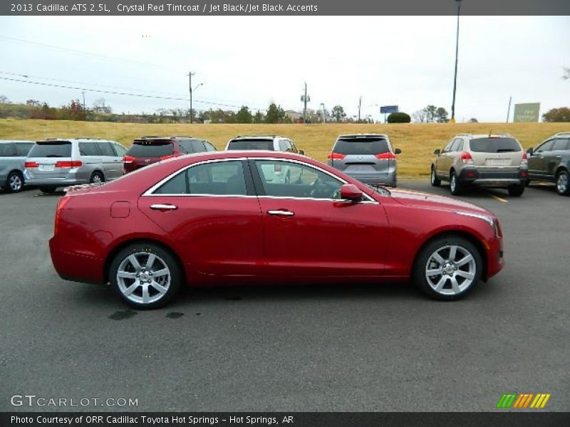 Crystal Red Tintcoat / Jet Black/Jet Black Accents 2013 Cadillac ATS 2.5L