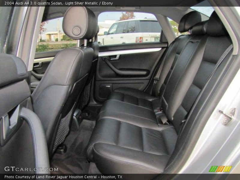 Rear Seat of 2004 A4 3.0 quattro Sedan