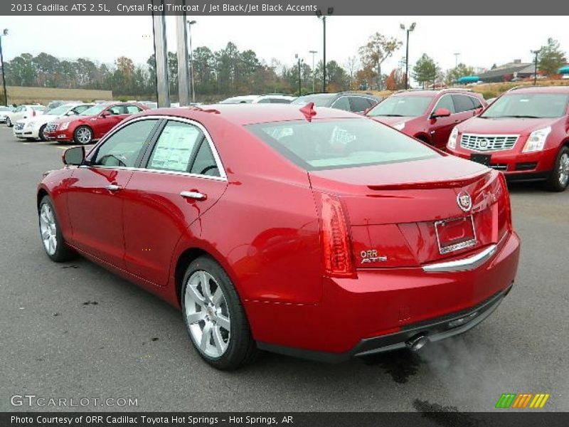 Crystal Red Tintcoat / Jet Black/Jet Black Accents 2013 Cadillac ATS 2.5L