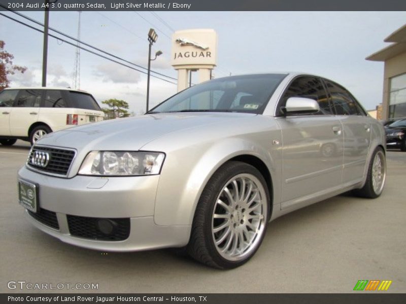 Light Silver Metallic / Ebony 2004 Audi A4 3.0 quattro Sedan