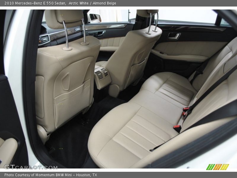 Arctic White / Almond Beige 2010 Mercedes-Benz E 550 Sedan